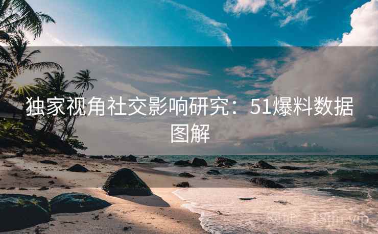 独家视角社交影响研究：51爆料数据图解