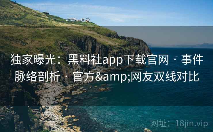 独家曝光：黑料社app下载官网 · 事件脉络剖析 官方&网友双线对比  第1张