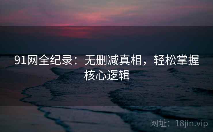 91网全纪录：无删减真相，轻松掌握核心逻辑