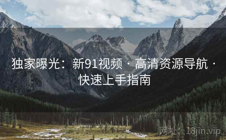 独家曝光：新91视频 · 高清资源导航 · 快速上手指南